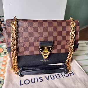Authentic Louis Vuitton Vavin pm  Black Shoulder Bag